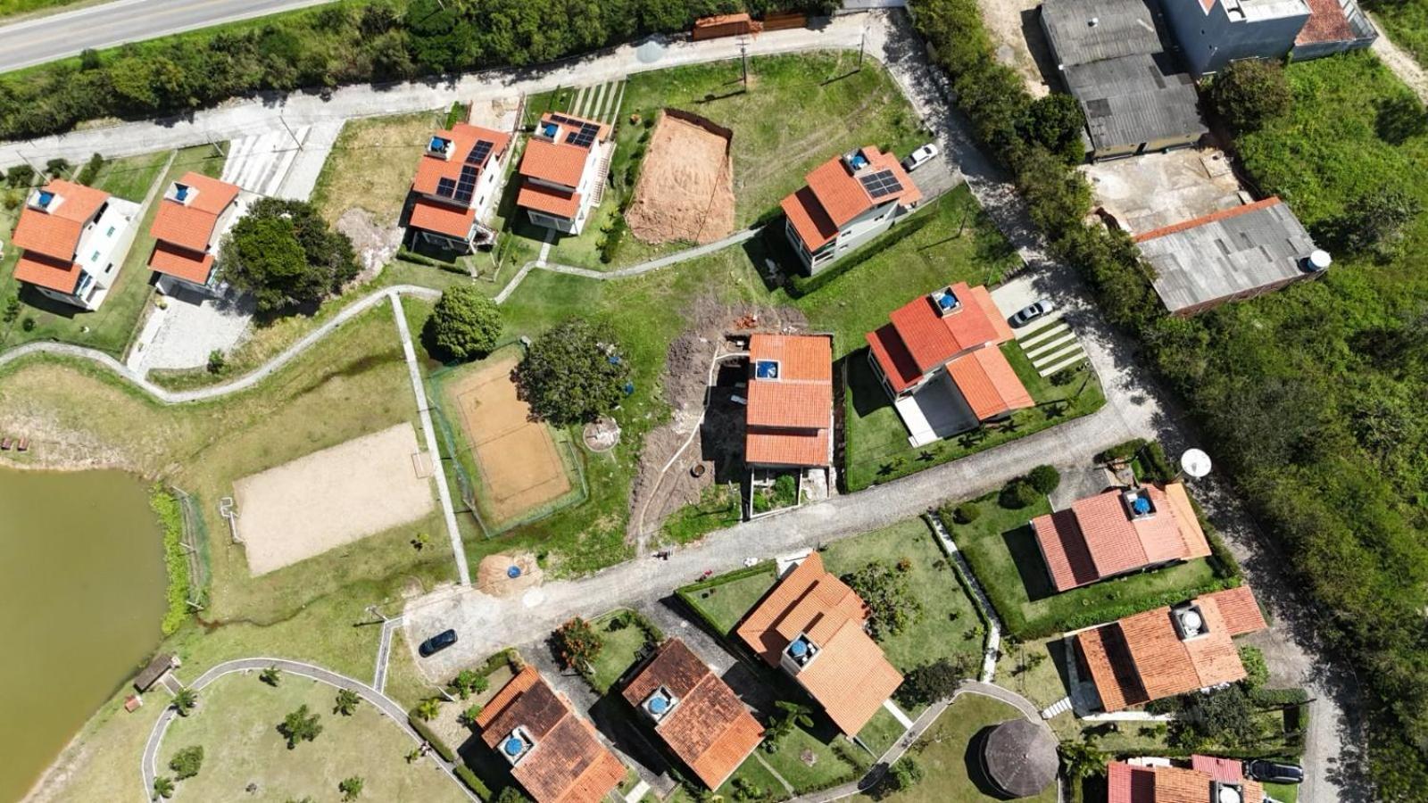 Casa Totalmente Equipada Ampla E Confortavel Em Condominio - Cha Grande-Pe Exterior foto