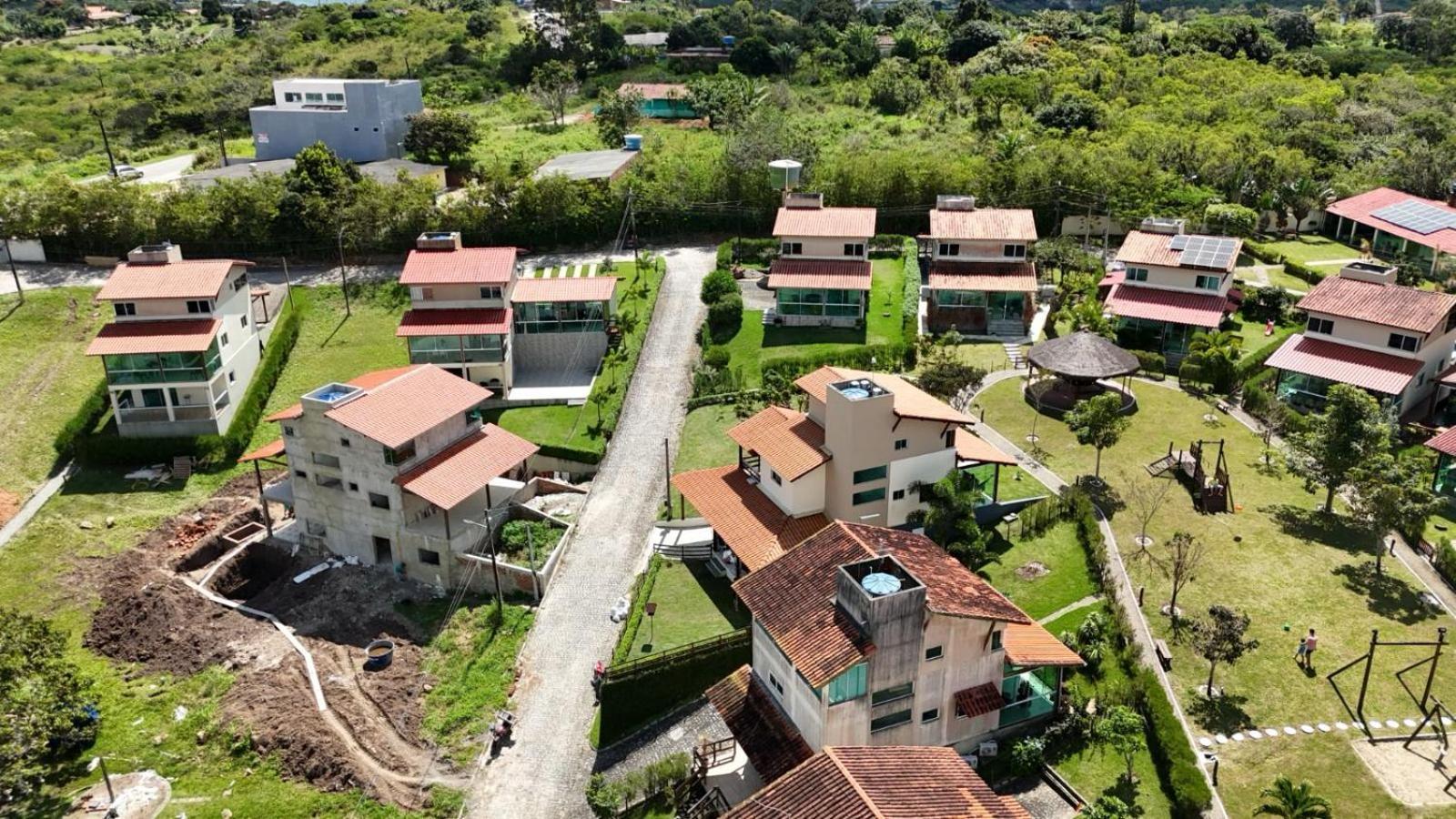 Casa Totalmente Equipada Ampla E Confortavel Em Condominio - Cha Grande-Pe Exterior foto